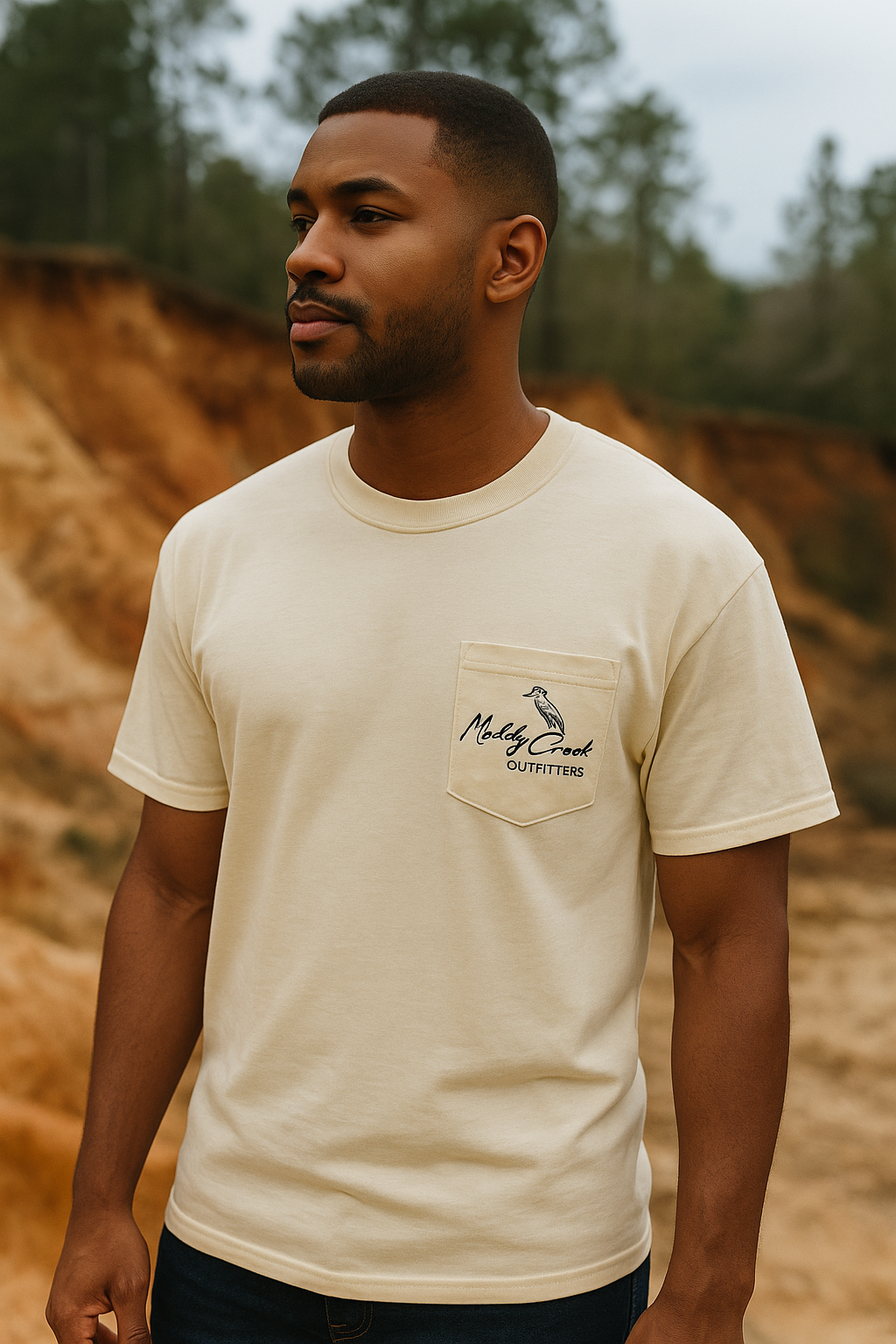 Muddy Creek Tee – Ivory